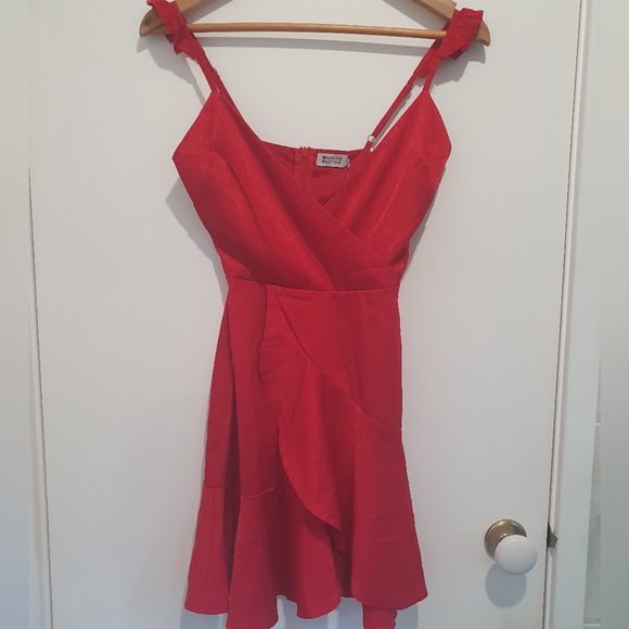 Beginning Boutique size XXS red frill dress - Picture 2 of 10